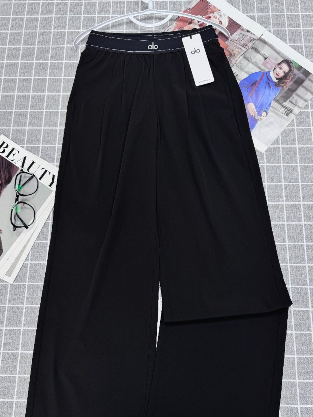 Black ALO Yoga Women's Suit Up Trouser（Regular）🍀😘 NWT - Picture 3 of 9